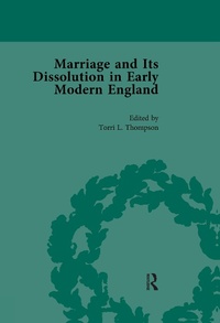 Abbildung von: Marriage and Its Dissolution in Early Modern England, Volume 3 - Routledge