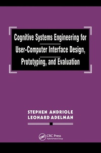 Abbildung von: Cognitive Systems Engineering for User-computer Interface Design, Prototyping, and Evaluation - CRC Press