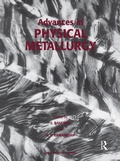 Cover: Advances in Physical Metallurgy - CRC Press