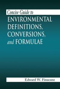 Abbildung von: Concise Guide to Environmental Definitions, Conversions, and Formulae - CRC Press