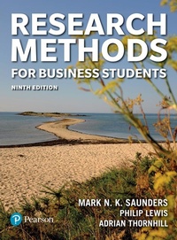 Enlarge image Cover: Research Methods for Business Students - Pearson Education Limited
