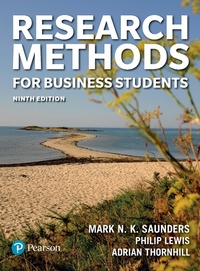 Enlarge image Cover: Research Methods for Business Students - Pearson Education Limited