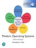 Cover: Modern Operating Systems, Global Edition - Pearson Education Limited