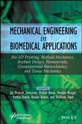 Cover: Mechanical Engineering in Biomedical Application - Wiley-Scrivener