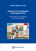 Cover: Aspekte der Vorarlberger Landesgeschichte - Kovac, Dr. Verlag
