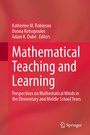 Cover: Mathematical Teaching and Learning - Springer