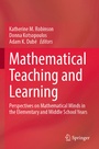 Cover: Mathematical Teaching and Learning - Springer
