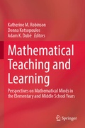 Cover: Mathematical Teaching and Learning - Springer