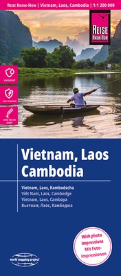 Abbildung von: Reise Know-How Landkarte Vietnam, Laos, Kambodscha (1:1.200.000) - Reise Know-How Verlag Peter Rump GmbH