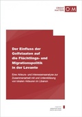 Cover: Der Einfluss der Golfstaaten auf die Fl&uuml;chtlings- und Migrationspolitik in der Levante - Robert Bosch Stiftung GmbH
