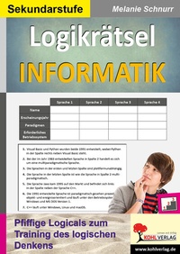 Abbildung von: Logikrätsel Informatik - KOHL VERLAG Der Verlag mit dem Baum