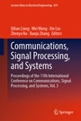 Cover: Communications, Signal Processing, and Systems - Springer