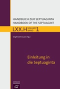 Cover: Einleitung in die Septuaginta - G&uuml;tersloher Verlagshaus