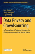 Cover: Data Privacy and Crowdsourcing - Springer