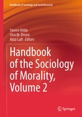 Cover: Handbook of the Sociology of Morality, Volume 2 - Springer