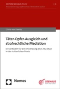 Cover: T&auml;ter-Opfer-Ausgleich und strafrechtliche Mediation - Nomos