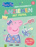 Cover: Peppa Pig Mein Stickerbuch Anziehen mit Peppa ab 3 Jahre - Schwager & Steinlein