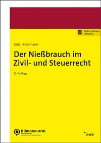 Abbildung von: Der Nießbrauch im Zivil- und Steuerrecht - NWB