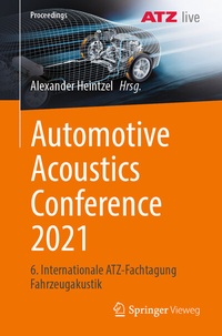 Abbildung von: Automotive Acoustics Conference 2021 - Springer Vieweg