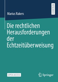 Abbildung von: Die rechtlichen Herausforderungen der Echtzeitüberweisung - Springer