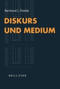 Cover: Diskurs und Medium - Brill Deutschland