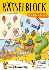 Abbildung von: Rätselblock ab 4 Jahre - Band 3 - Hauschka Verlag