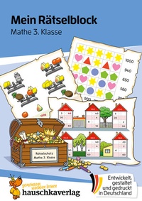 Abbildung von: Mein Rätselblock Mathe 3. Klasse - Hauschka Verlag