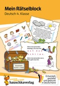 Cover: Mein R&auml;tselblock Deutsch 4. Klasse - Hauschka Verlag