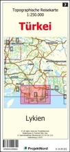 Abbildung von: Lykien - Topographische Reisekarte 1:250.000 Türkei (Blatt 7) - MapFox / Projekt Nord