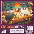 Cover: Exploding Kittens Puzzle: Cats Playing Chess - Asmodee gmbH