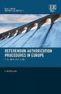 Cover: Referendum Authorization Procedures in Europe - Edward Elgar Publishing