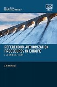 Enlarge image Cover: Referendum Authorization Procedures in Europe - Edward Elgar Publishing