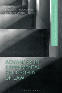 Abbildung von: Advances in Experimental Philosophy of Law - Bloomsbury Academic