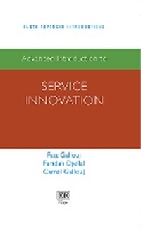Enlarge image Cover: Advanced Introduction to Service Innovation - Edward Elgar Publishing
