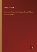Cover: Sermons Preached in Rugby School Chapel in 1867-1869 - Outlook Verlag