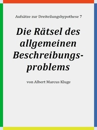 Abbildung von: Die Rätsel des allgemeinen Beschreibungsproblems - Books on Demand