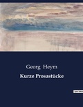 Cover: Kurze Prosastuecke - Culturea