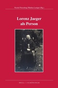 Cover: Lorenz Jaeger als Person - Brill Deutschland GmbH