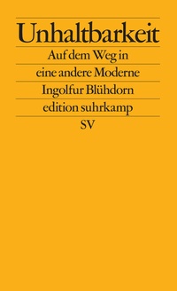 Abbildung von: Unhaltbarkeit - Suhrkamp