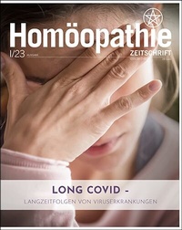 Abbildung von: Homöopathie Zeitschrift - mgo fachverlage