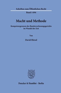Abbildung von: Macht und Methode. - Duncker & Humblot
