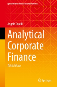 Abbildung von: Analytical Corporate Finance - Springer