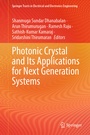 Cover: Photonic Crystal and Its Applications for Next Generation Systems - Springer