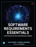 Cover: Software Requirements Essentials - Addison Wesley