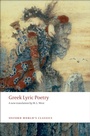 Cover: Greek Lyric Poetry - OUP eBook