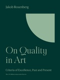 Cover: On Quality in Art - Princeton University Press