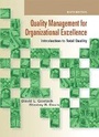 Cover: Quality Management for Organizational Excellence - Pearson