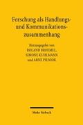 Cover: Forschung als Handlungs- und Kommunikationszusammenhang - Mohr Siebeck