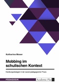 Cover: Mobbing im schulischen Kontext - GRIN Verlag