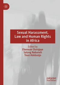 Enlarge image Cover: Sexual Harassment, Law and Human Rights in Africa - Palgrave Macmillan